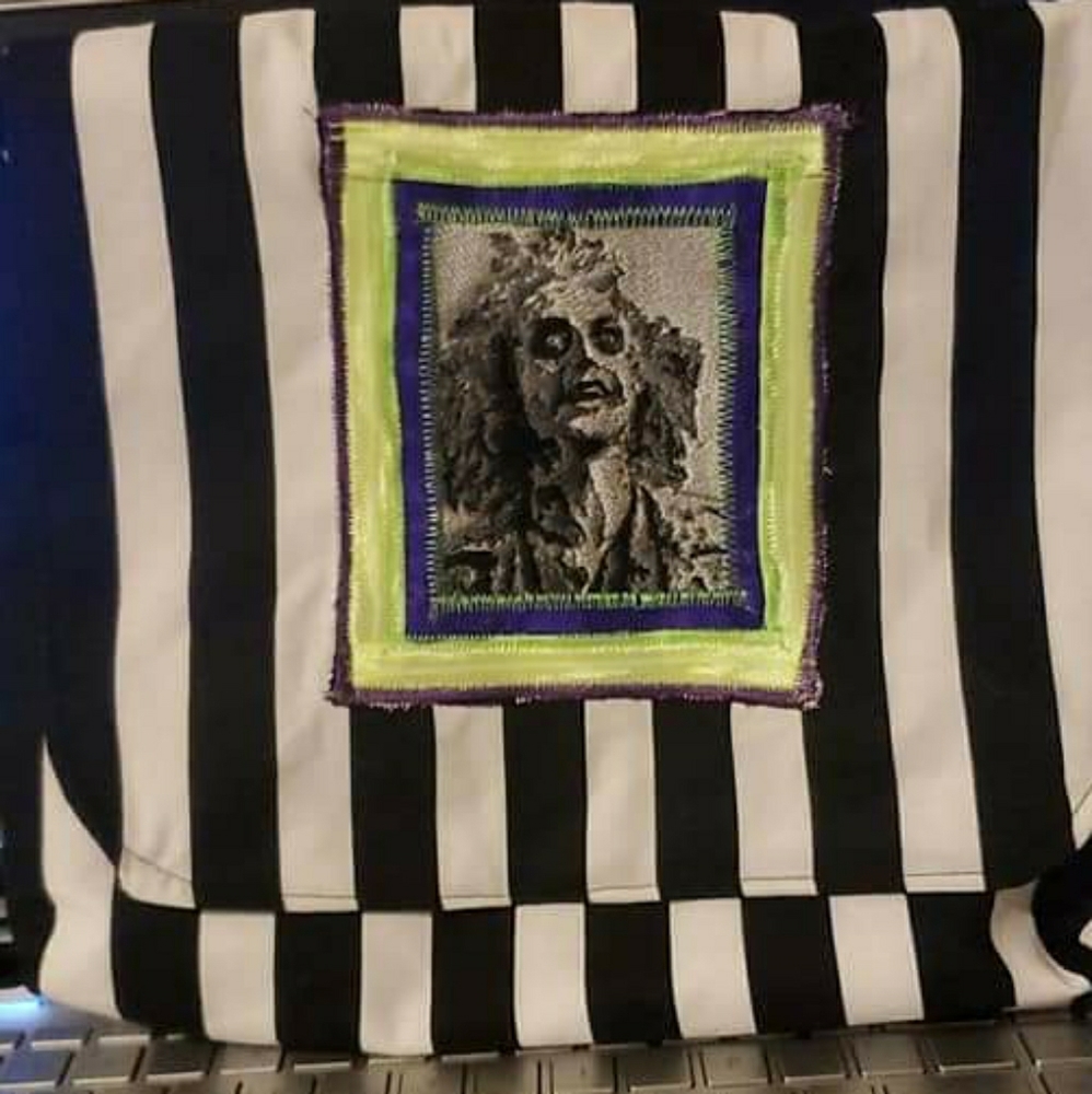 Handmade small messenger bag.